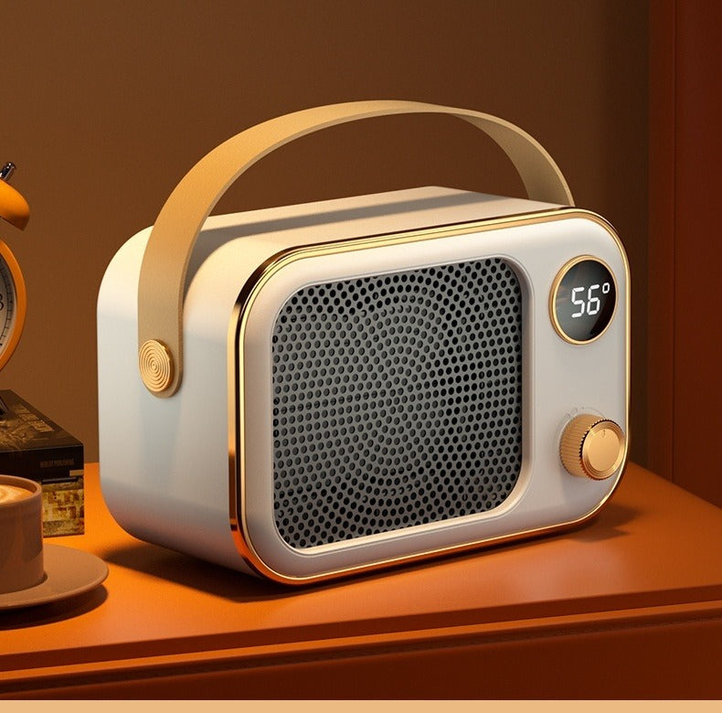 Termowentylator w stylu retro radia