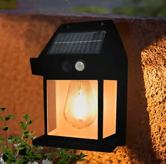 Solarny reflektor ogrodowy z czujnikiem ruchu, wodoodporny