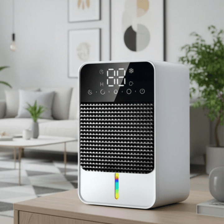 Kramano™ Osuszacz powietrza 25 W z panelem dotykowym LED i zbiornikiem 1,5 l