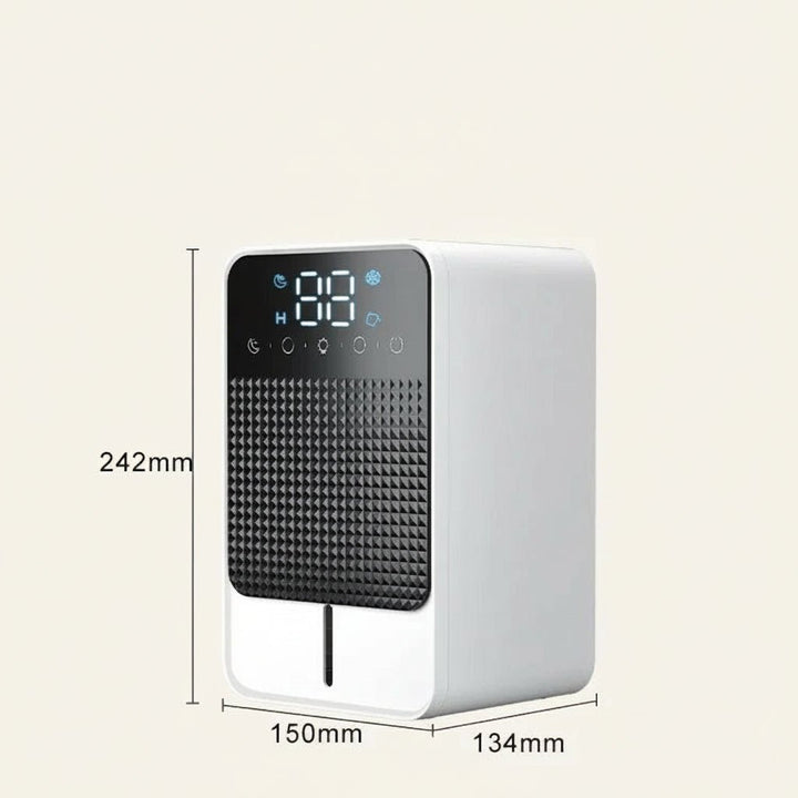 Kramano™ Osuszacz powietrza 25 W z panelem dotykowym LED i zbiornikiem 1,5 l