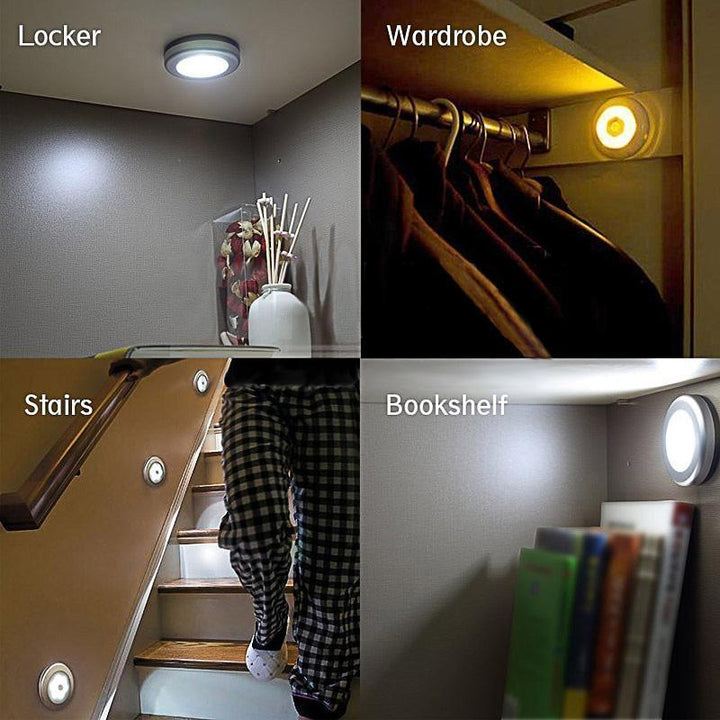 Bezprzewodowa lampka nocna LED z czujnikiem ruchu na taśmę
