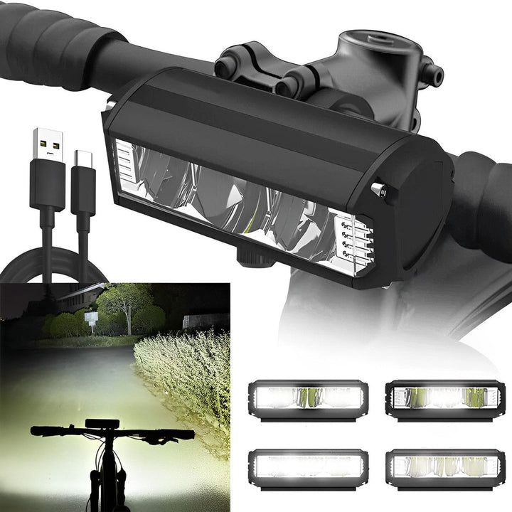 Kramano™ Akumulatorowa lampka rowerowa LED, wodoodporna IPX6