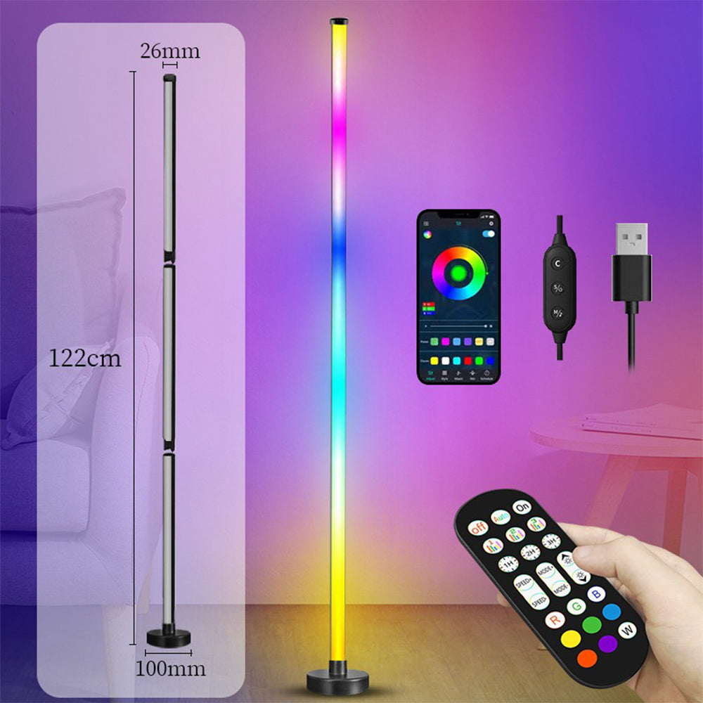 Kramano™ Inteligentna lampa podłogowa RGB z synchronizacją muzyki