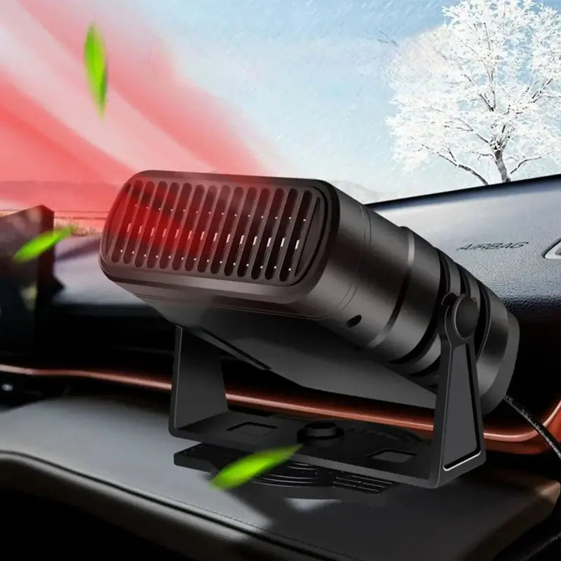 Kramano™ Ogrzewacz i wentylator samochodowy 12V z obrotem 360°