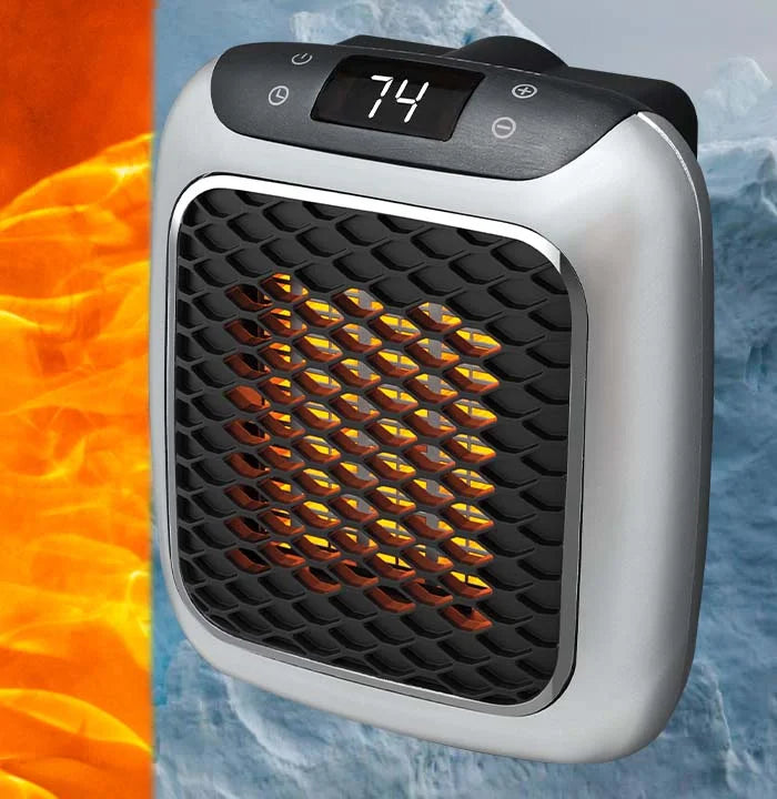 Kramano™ Kompaktowy grzejnik elektryczny 800W z timerem