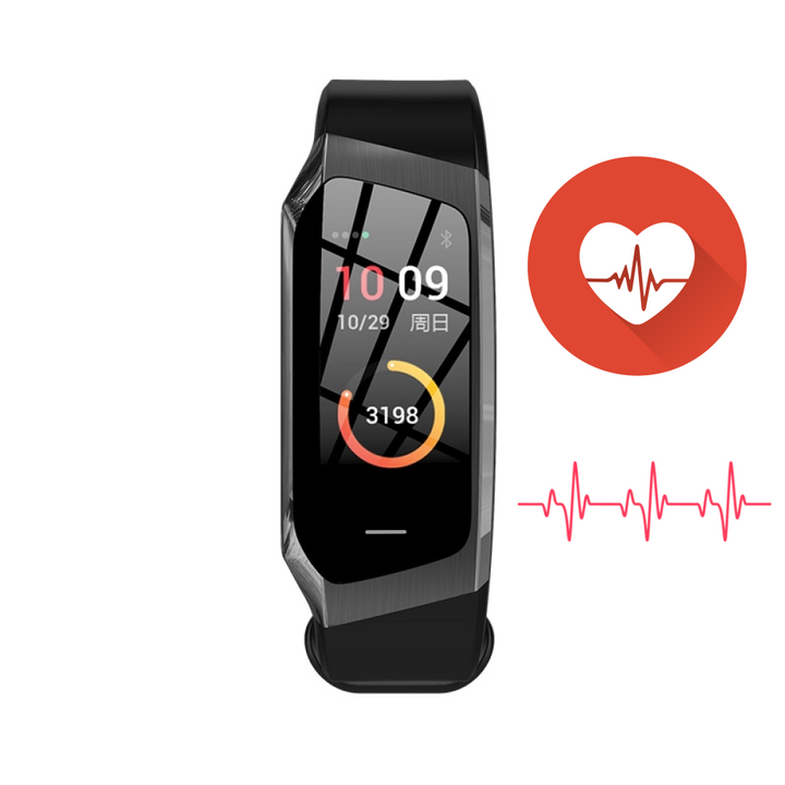 Smartwatch fitness z monitorem snu, tętna i krokomierzem