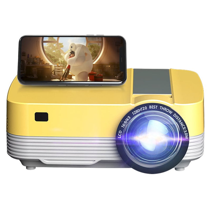 Kramano™ Mini projektor HD ze statywem i wbudowanymi głośnikami