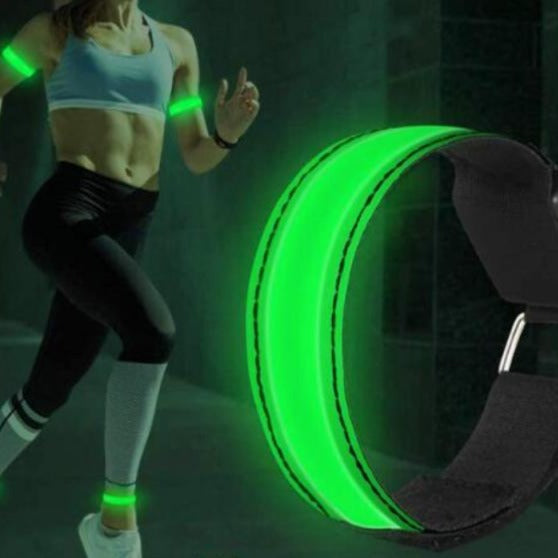 Kramano™ Opaska odblaskowa LED do biegania, roweru i spacerów z psem
