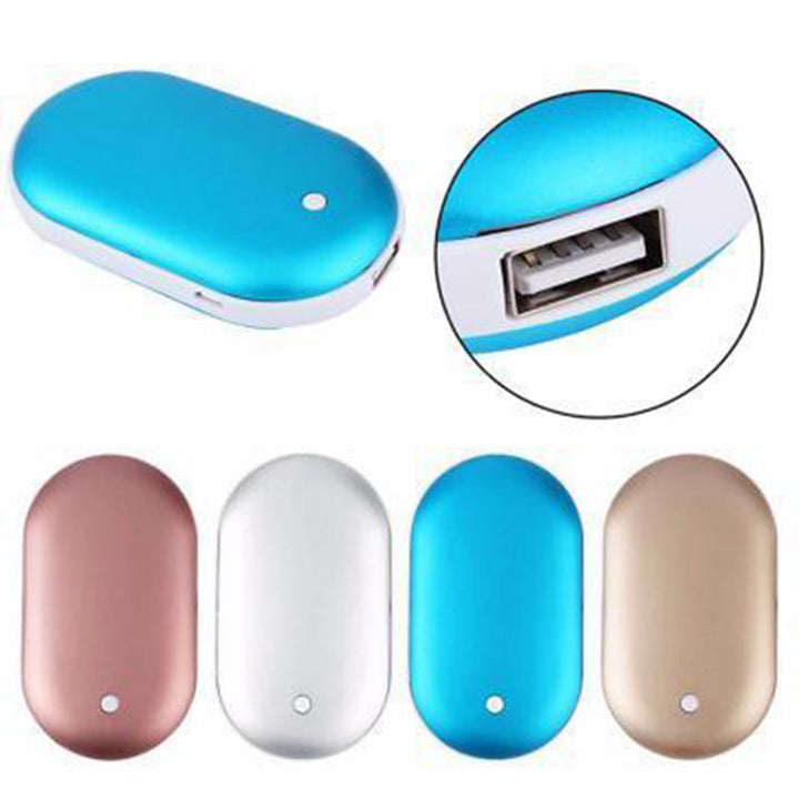 Kramano™ Ogrzewacz do rąk z powerbankiem 5200 mAh – 2 w 1