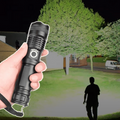 Kramano™ Latarka LED XHP50 akumulatorowa z zoomem i wskaźnikiem baterii