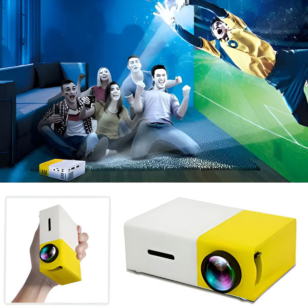 Kramano™ Przenośny mini projektor HD do kina domowego na dużym ekranie