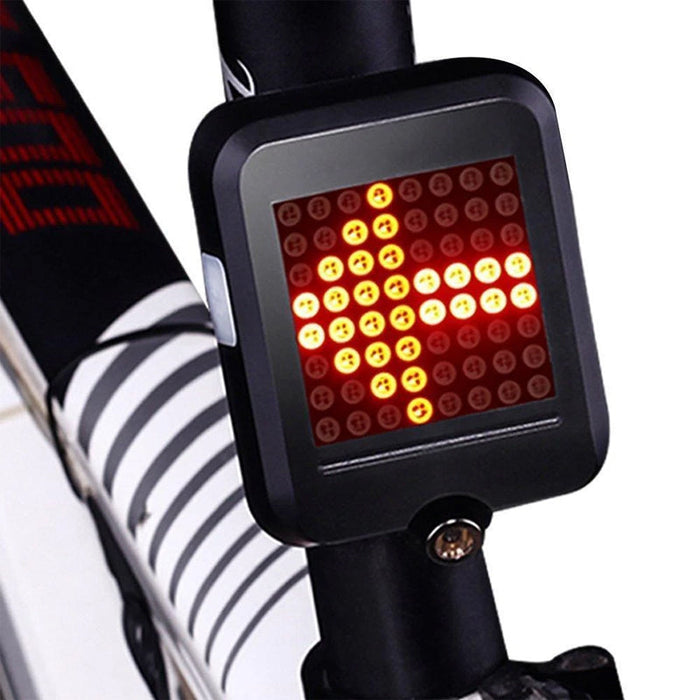 Kramano™ Inteligentna lampka rowerowa tylna z kierunkowskazami i stopem