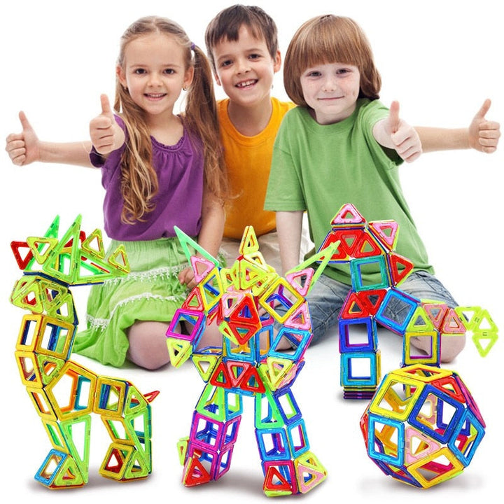 Kramano™ Mini klocki magnetyczne 110 elementów do kreatywnej zabawy