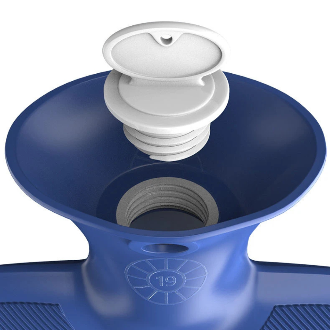 Kramano™ Termofor 2 l w dzianinowym pokrowcu, ciepło do 8 h
