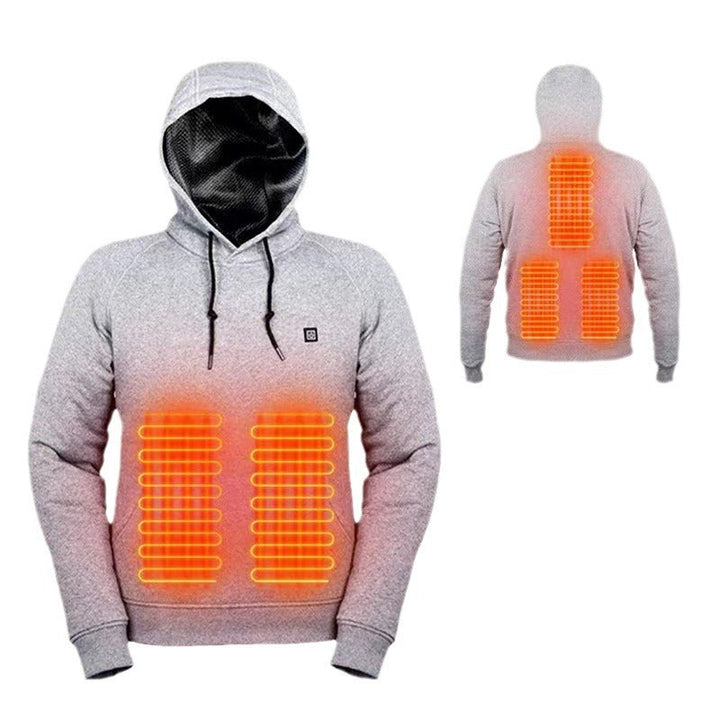 Kramano™ Damska bluza z kapturem z ogrzewaniem pleców i klatki