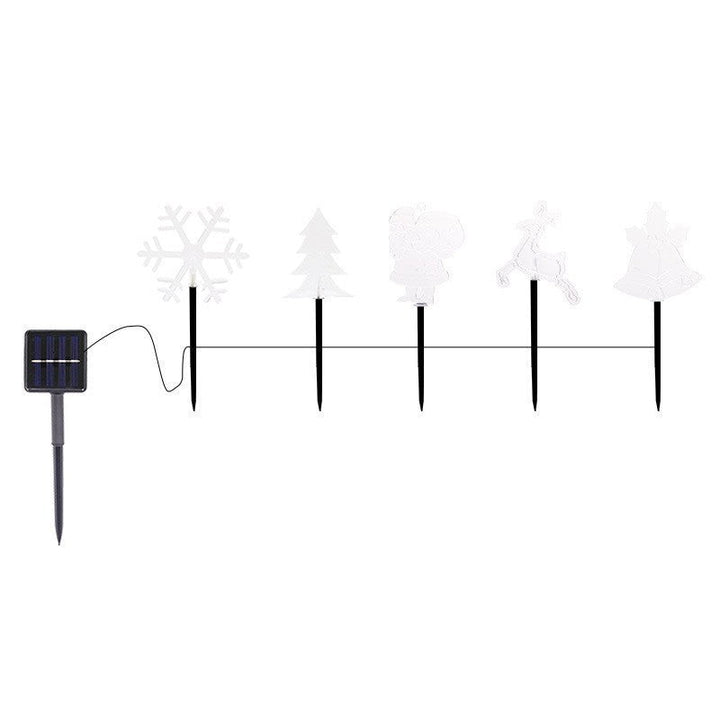 Kramano™ Świąteczne lampki solarne z akrylu z ciepłym światłem LED