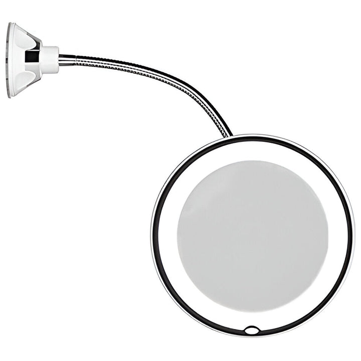 Kramano™ Lusterko powiększające 10x z LED, przyssawką i obrotem 360°