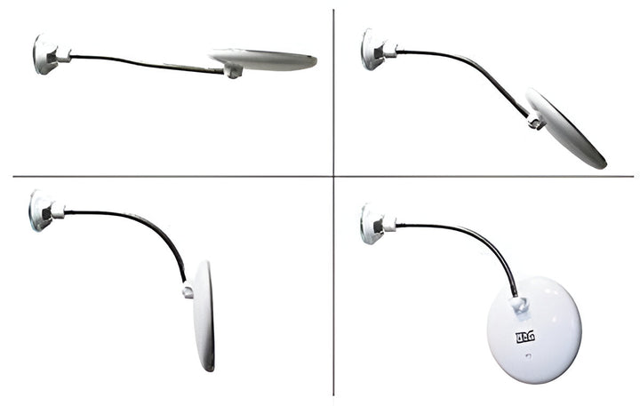 Kramano™ Lusterko powiększające 10x z LED, przyssawką i obrotem 360°