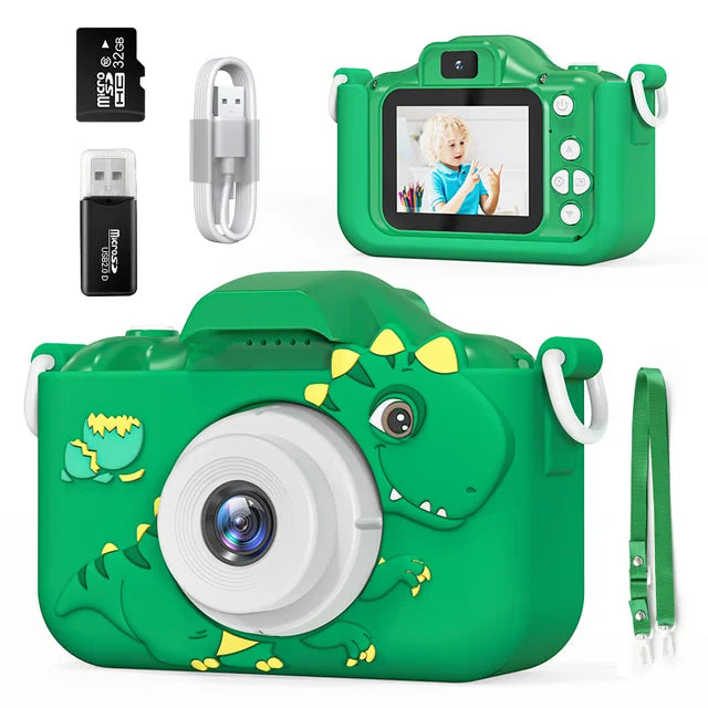 Aparat cyfrowy dla dzieci 30 MP z wideo 1080p i kartą 32 GB