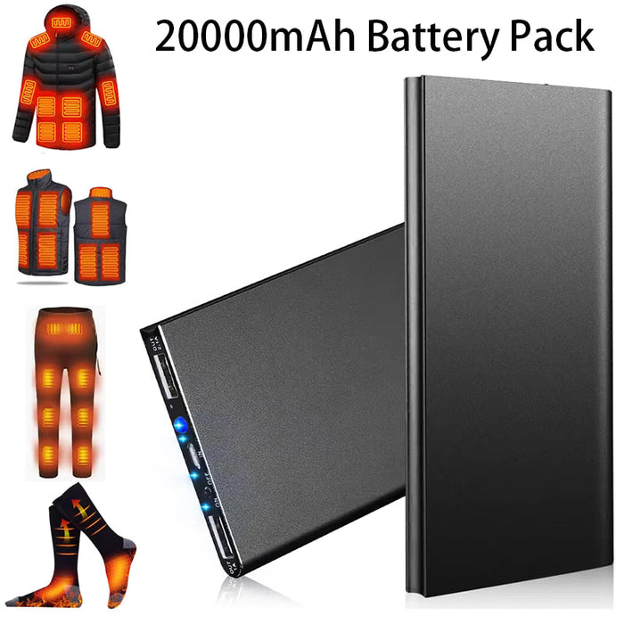Kramano™ Powerbank 20 000 mAh 74 W do kurtki podgrzewanej i telefonu
