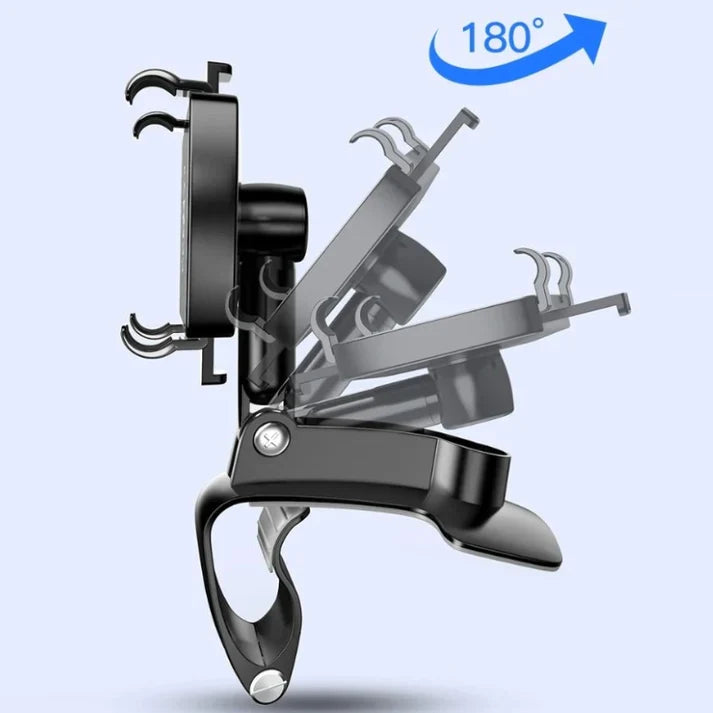Uchwyt samochodowy na telefon z obrotem 360° i mocnym chwytem