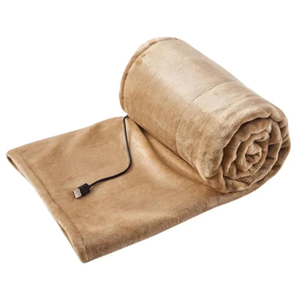 Kramano™ Koc grzewczy USB z miękkiego polaru z 3 poziomami
