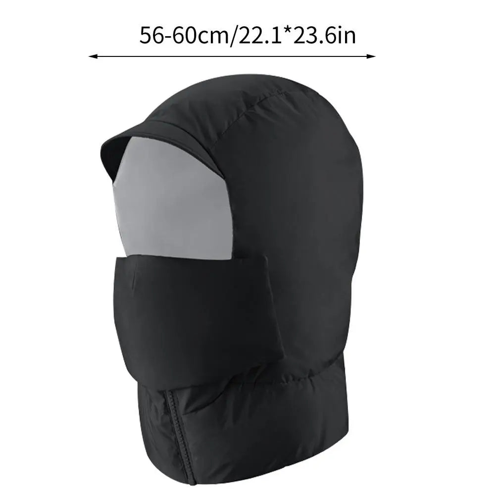 Czapka zimowa 3w1 z nausznikami i osłoną twarzy
