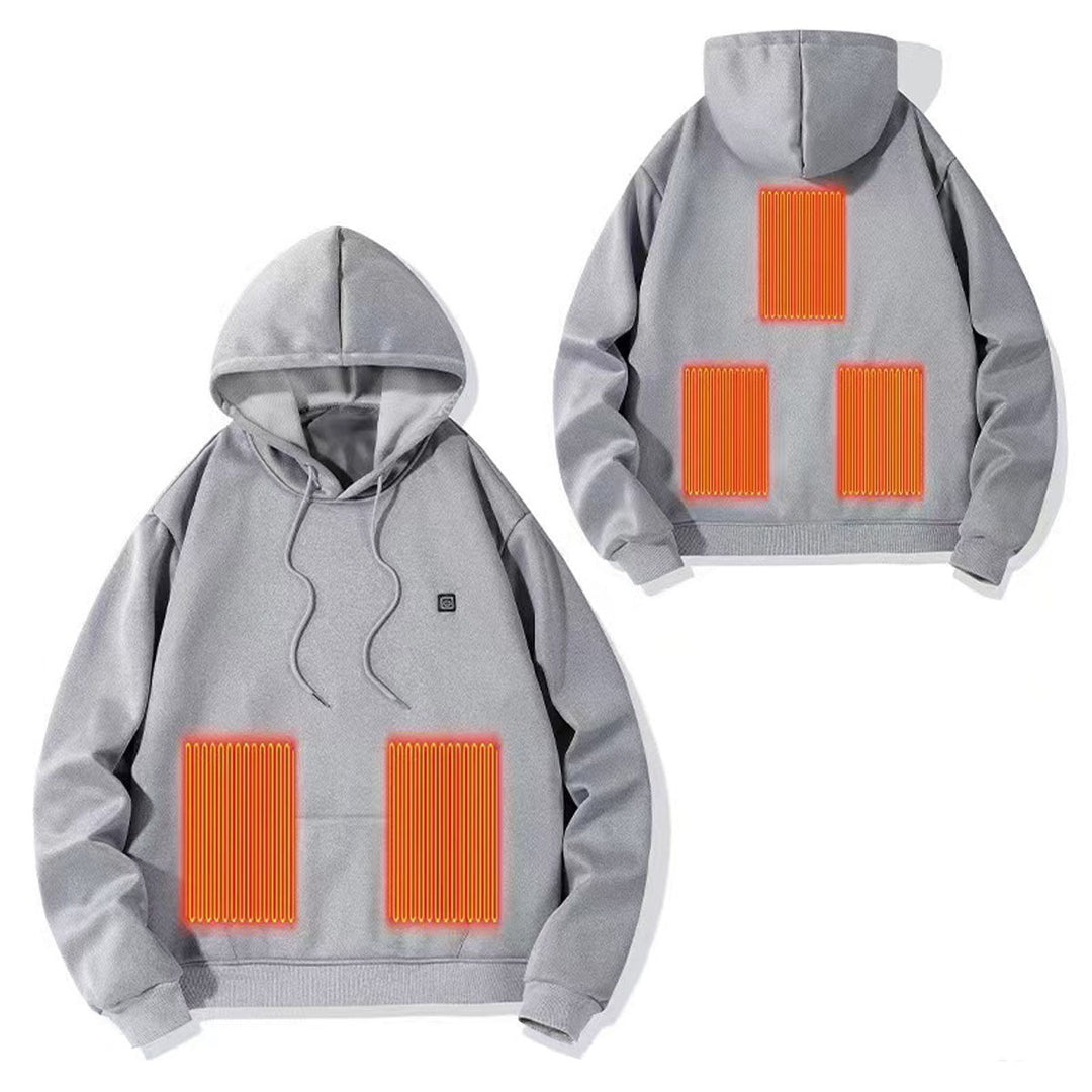 Kramano™ Męska bluza podgrzewana z kapturem, 3 poziomy ciepła