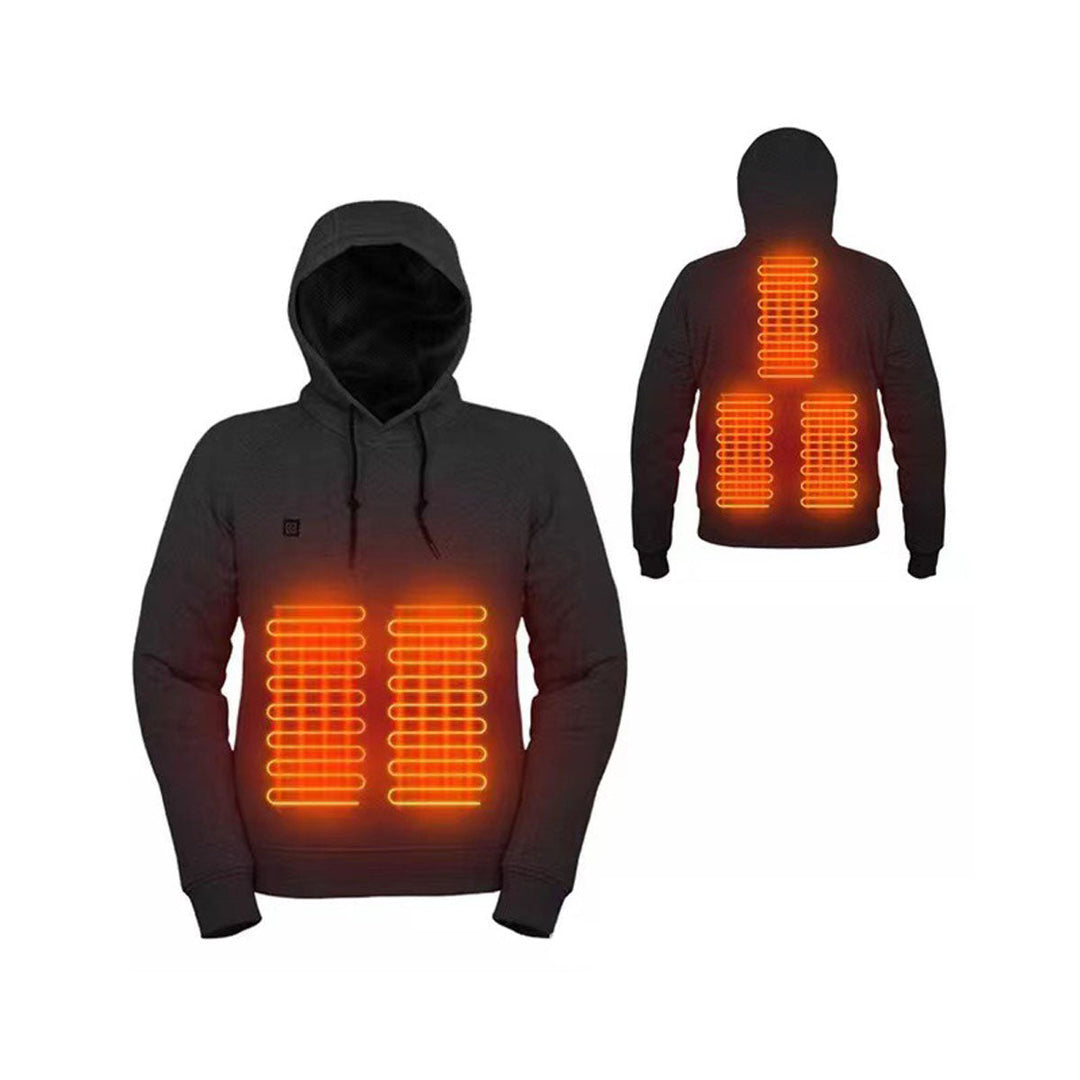 Kramano™ Męska bluza podgrzewana z kapturem, 3 poziomy ciepła