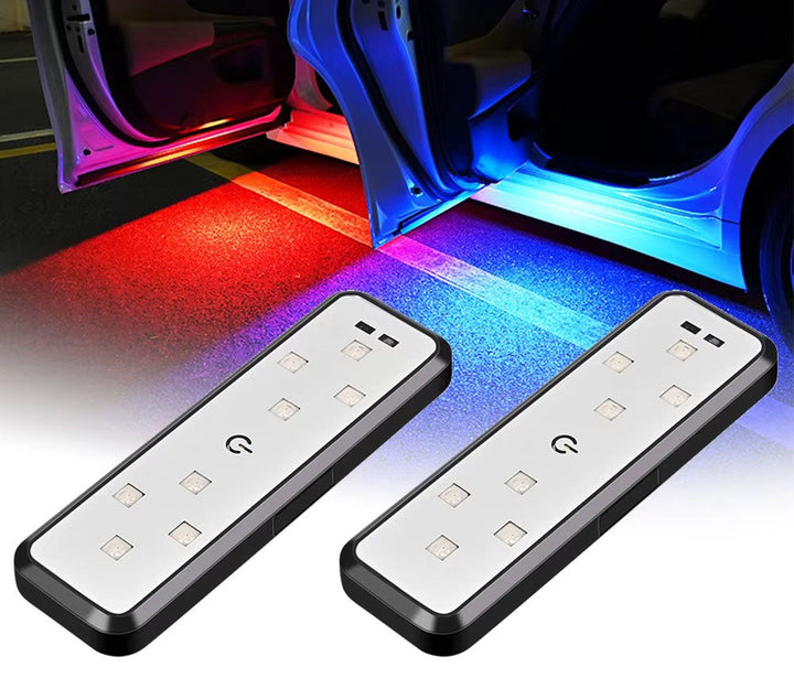 Bezprzewodowe projektory LED na drzwi auta w 7 kolorach