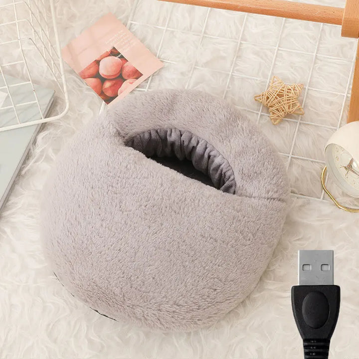 Kramano™ Puszysty ogrzewacz do stóp na USB z grubą wyściółką