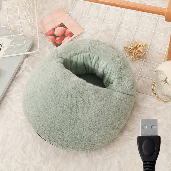 Kramano™ Puszysty ogrzewacz do stóp na USB z grubą wyściółką