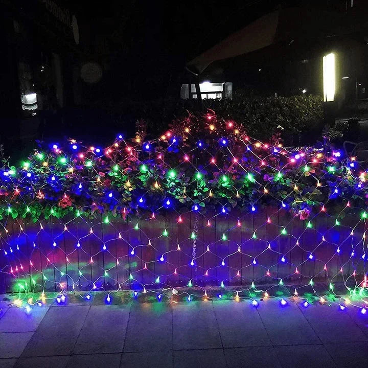 Kramano™ Siatka świetlna LED na krzewy, żywopłoty i ściany