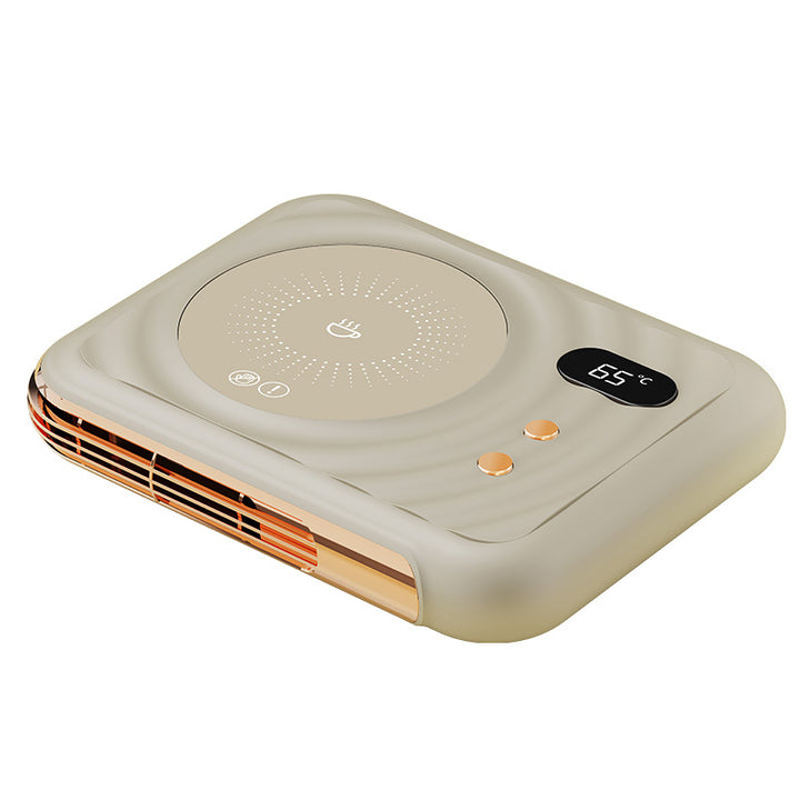 Podgrzewacz do kubka z nawiewem na dłonie