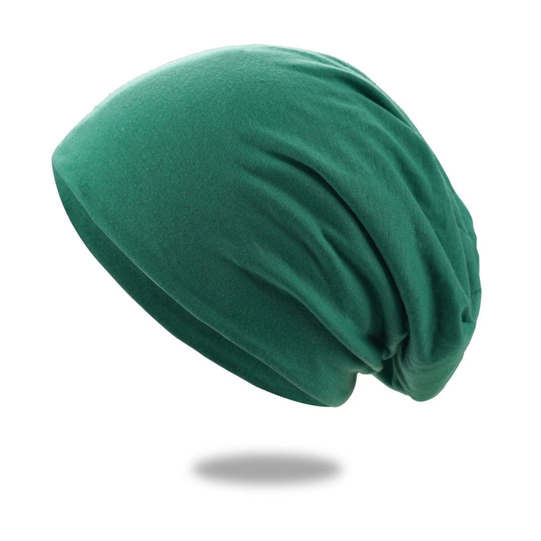 Miękka czapka beanie typu slouch, która nie traci kształtu