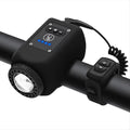 Kramano™ Klakson rowerowy z lampką przednią 110 dB i pilotem