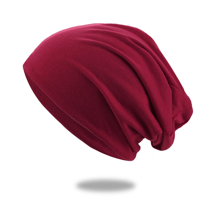 Miękka czapka beanie typu slouch, która nie traci kształtu