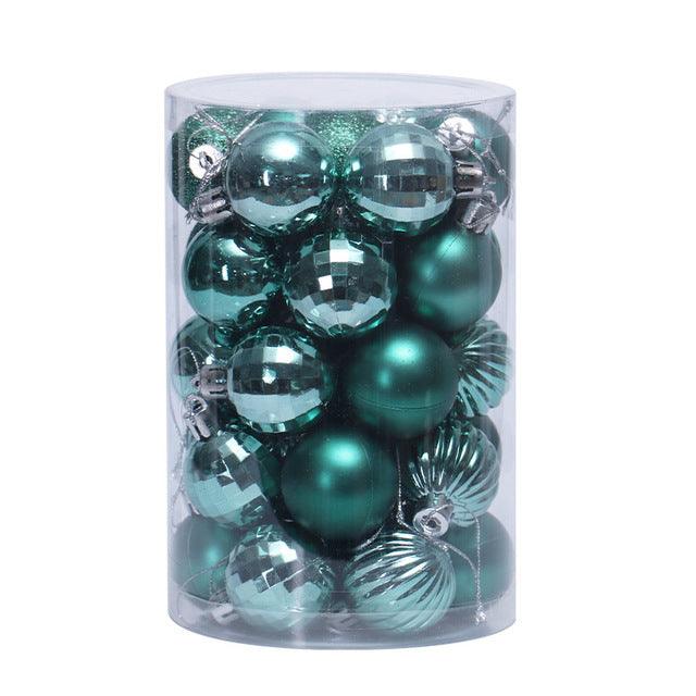 Kramano™ Bombki choinkowe 4 cm, zestaw 34 sztuk w pięknych kolorach