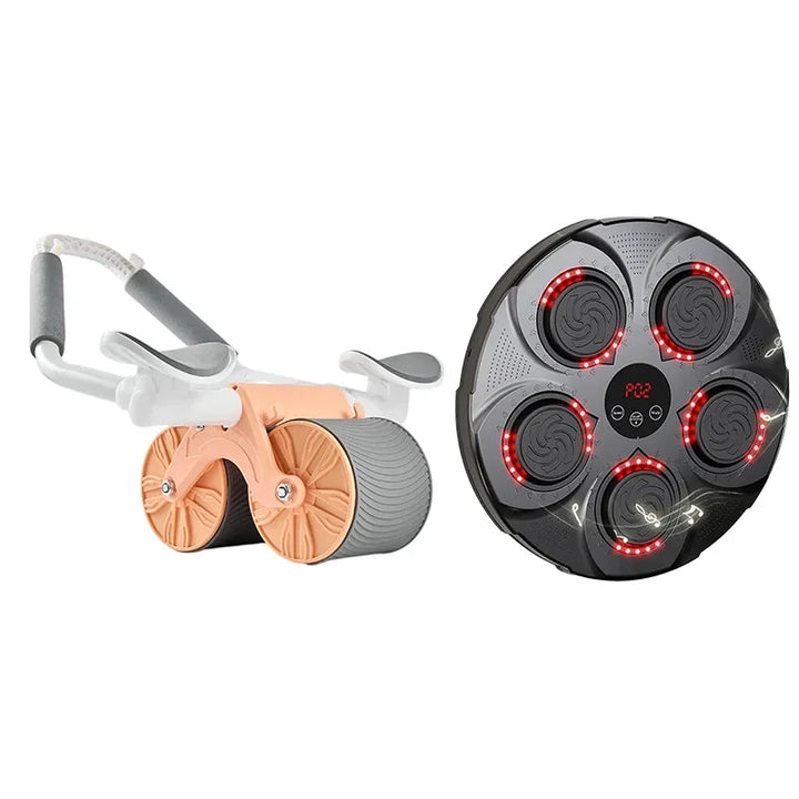 Muzyczna maszyna bokserska na ścianę z Bluetooth i światłami