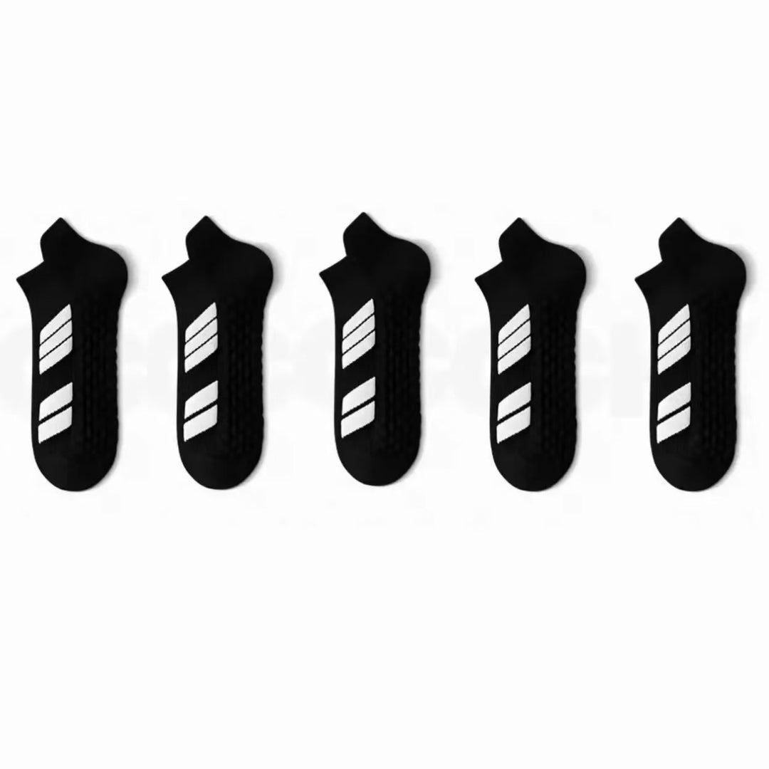 Białe sportowe skarpetki stopki z frotową podeszwą