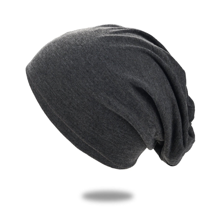 Miękka czapka beanie typu slouch, która nie traci kształtu