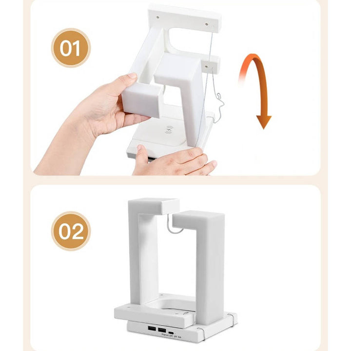 Kramano™ Lewitująca lampka biurkowa z ładowarką bezprzewodową 10 W