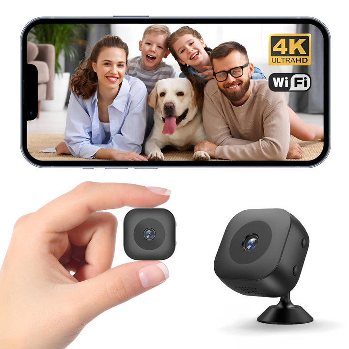Kramano™ Mini kamera Wi-Fi z kolorową noktowizją i magnetycznym uchwytem