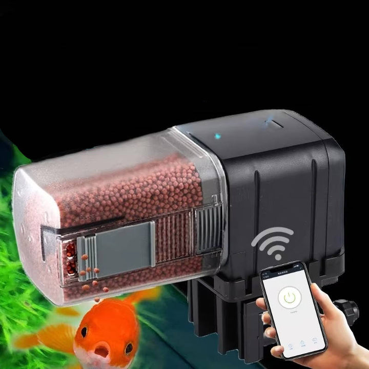 Kramano™ Inteligentny karmnik dla ryb z Wi-Fi i sterowaniem głosowym