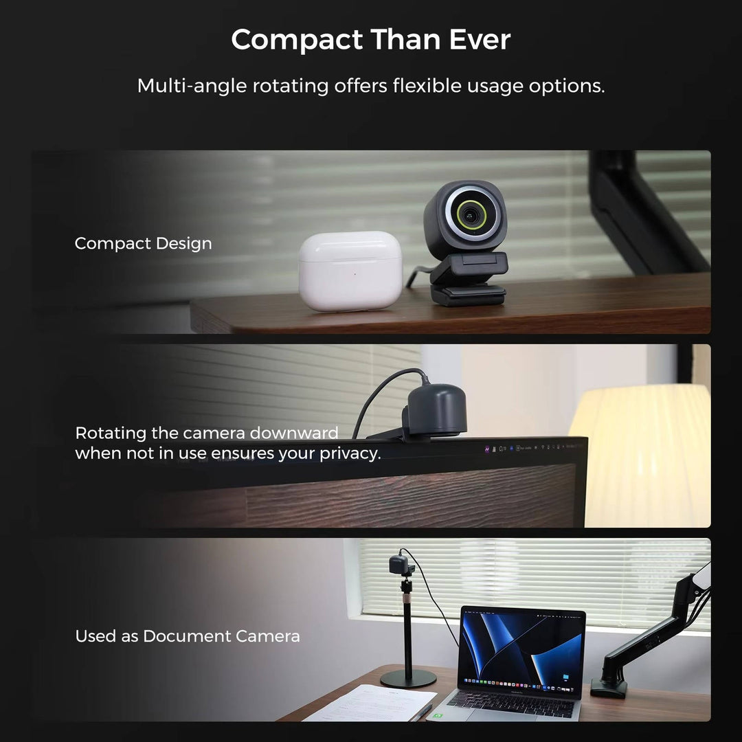 Kamera internetowa USB Full HD 60 fps z autofokusem i mikrofonem