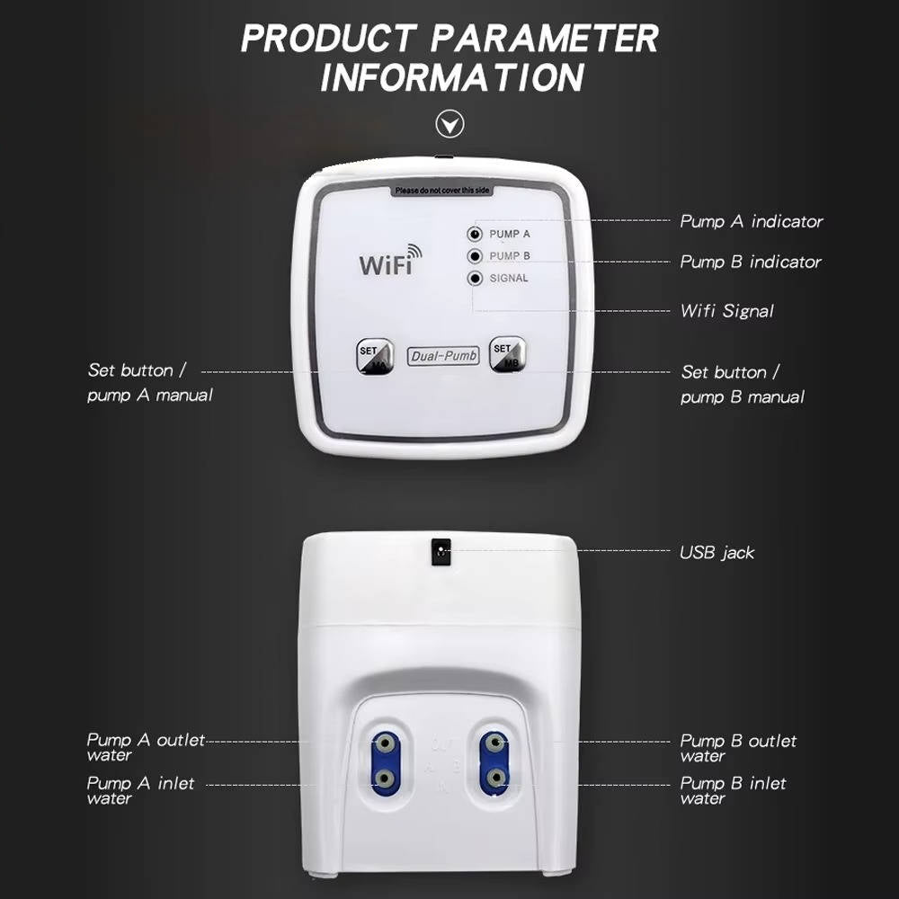 Kramano™ Inteligentny system nawadniania Wi-Fi do 20 doniczek