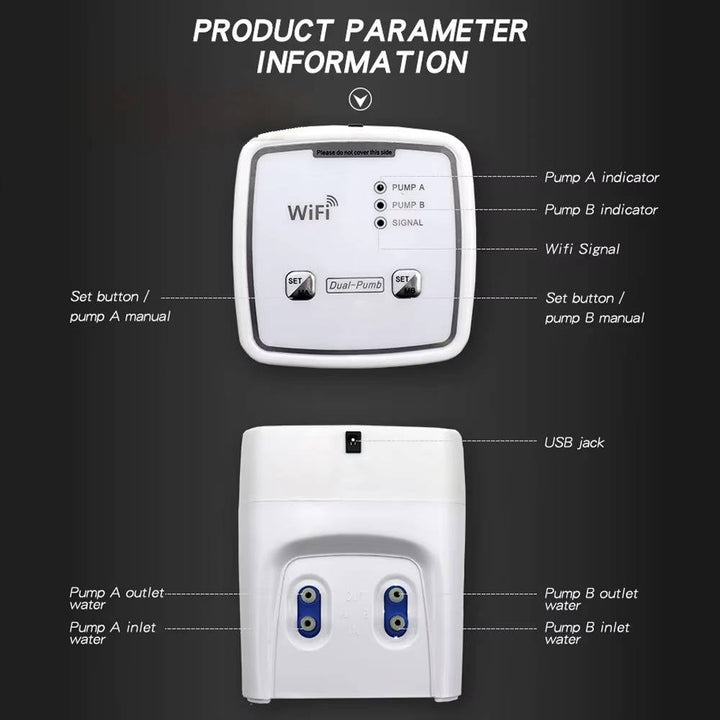 Kramano™ Inteligentny system nawadniania Wi-Fi do 20 doniczek