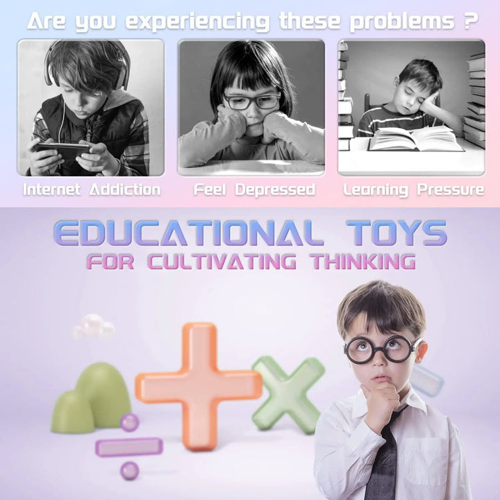 Obrotowa zabawka fidget z sześcioma ściankami i kulkami