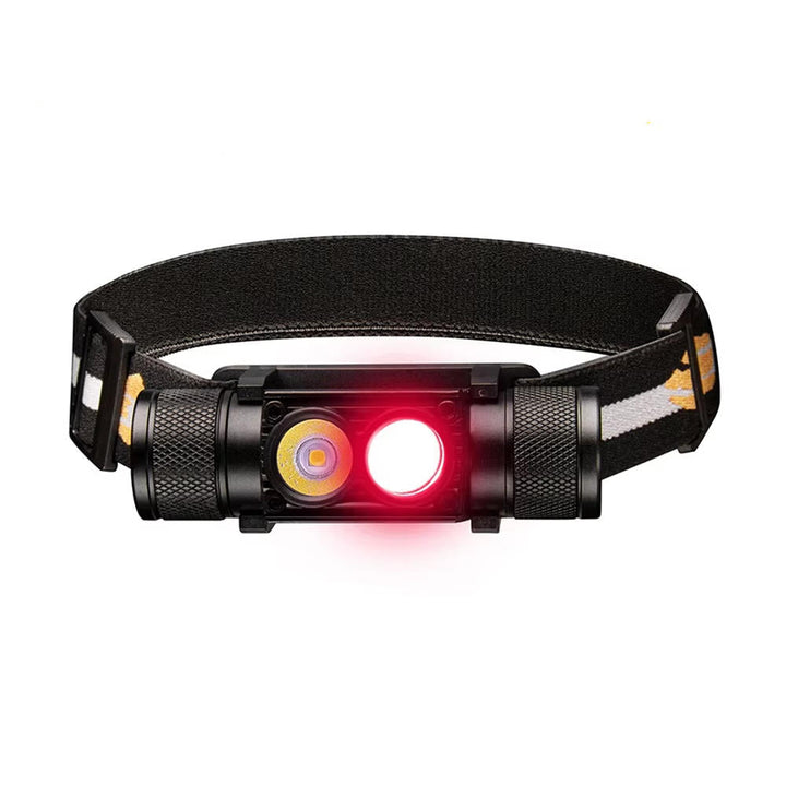 Kramano™ Latarka czołowa z ładowaniem USB i światłem białym oraz czerwonym
