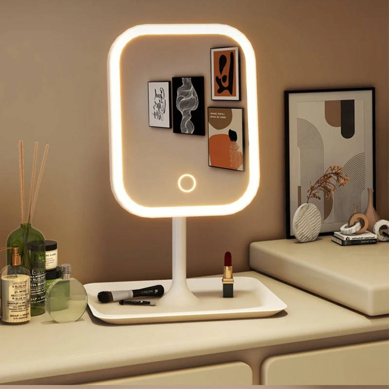 Podróżne lusterko do makijażu z podświetleniem LED